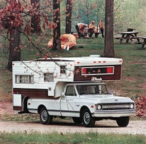 Chevrolet C20 Fleetside Custom Camper Pickup with Ward El Dorado Camper 1970 года